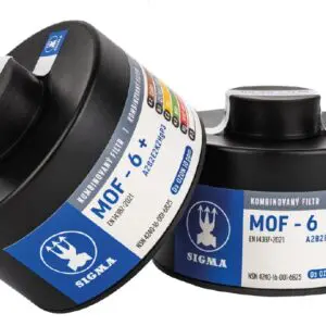 Ochranný filtr kombinovaný MOF-6 / MOF-6+